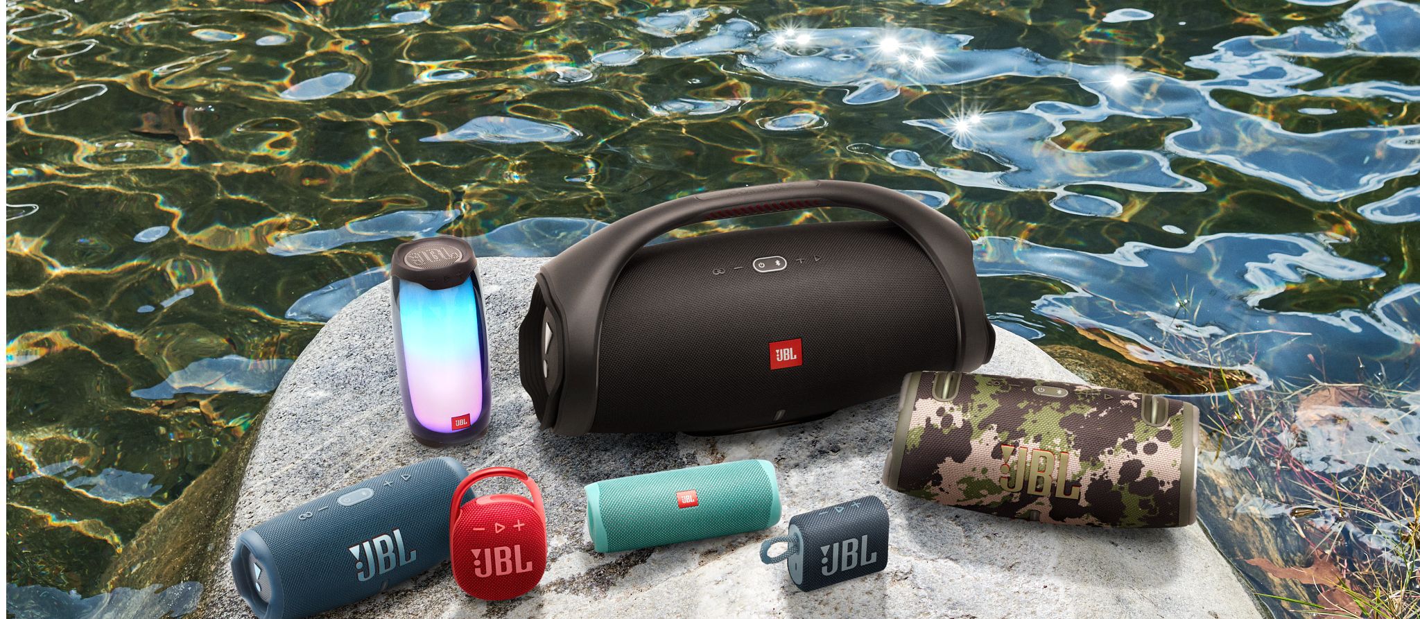 Sab as que podes conectar dos parlantes bluetooth JBL